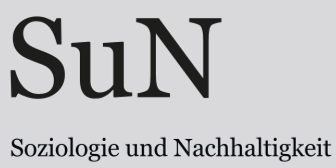Logo SuN Logo der Zeitschrift "Soziologie und Nachhaltigkeit"