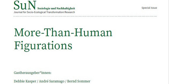 Cover der Sonderausgabe "More-Than-Human Figurations"