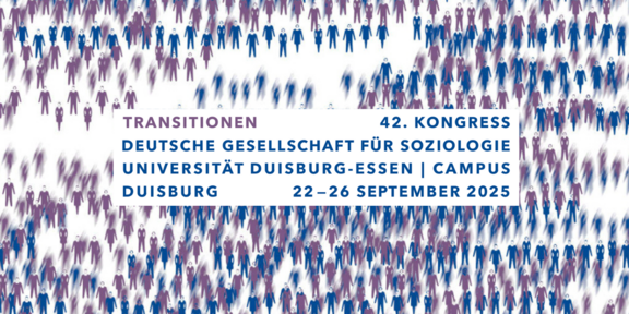 Header des 42. Kongress der Deutschen Gesellschaft für Soziologie mit dem Titel "Transitionen"