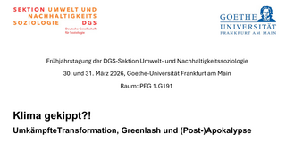 Kopf des Programms der Tagung "Klima gekippt?! Umkämpfte Transformation, Greenlash und (Post-)Apokalypse"